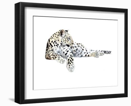 Long (Arabian Leopard), 2015-Mark Adlington-Framed Giclee Print