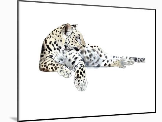 Long (Arabian Leopard), 2015-Mark Adlington-Mounted Giclee Print