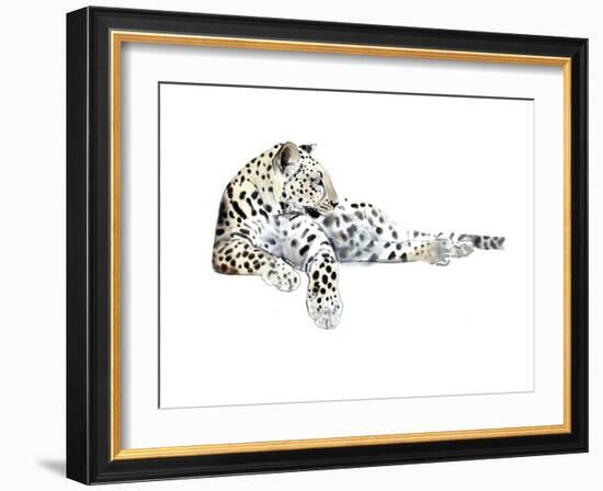 Long (Arabian Leopard), 2015-Mark Adlington-Framed Giclee Print