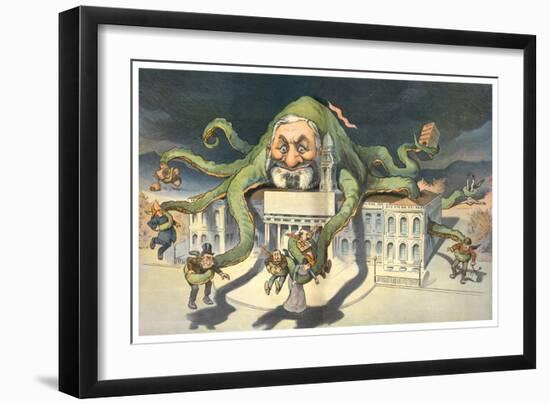 Long Arms Of Politicians-JS Pughe-Framed Art Print