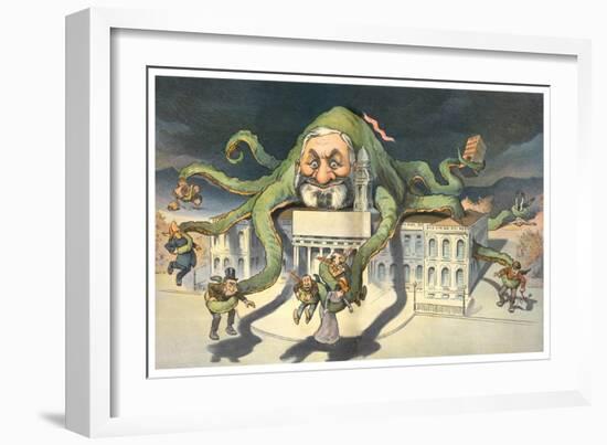 Long Arms Of Politicians-JS Pughe-Framed Art Print