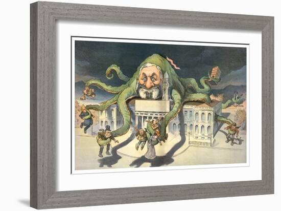 Long Arms Of Politicians-JS Pughe-Framed Premium Giclee Print