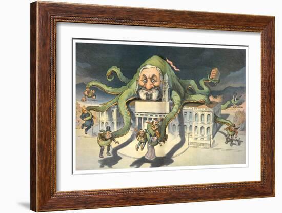 Long Arms Of Politicians-JS Pughe-Framed Premium Giclee Print