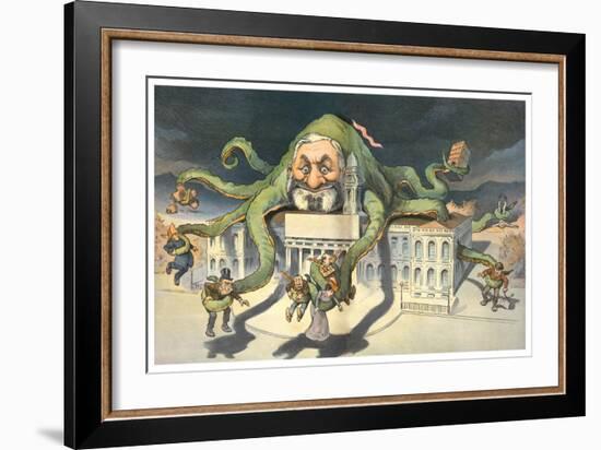 Long Arms Of Politicians-JS Pughe-Framed Premium Giclee Print