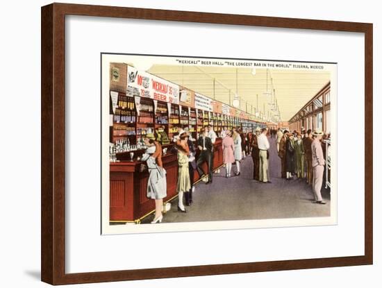 Long Bar, Tijuana, Mexico-null-Framed Art Print