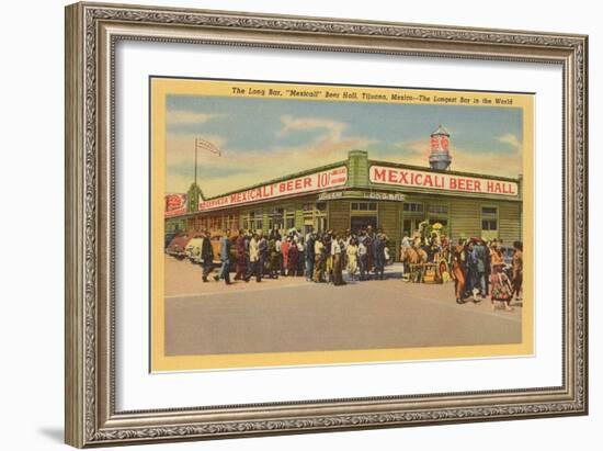 Long Bar, Tijuana, Mexico-null-Framed Art Print