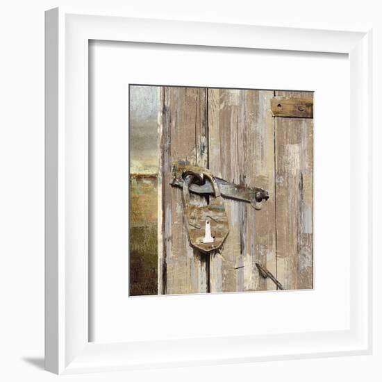 Long Barn - Barn Door-Mark Chandon-Framed Art Print