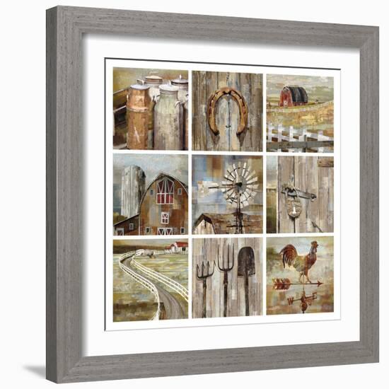 Long Barn - Composite-Mark Chandon-Framed Giclee Print