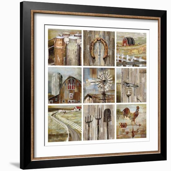 Long Barn - Composite-Mark Chandon-Framed Giclee Print