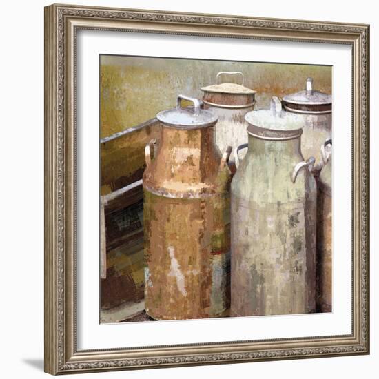 Long Barn - Dairy-Mark Chandon-Framed Giclee Print