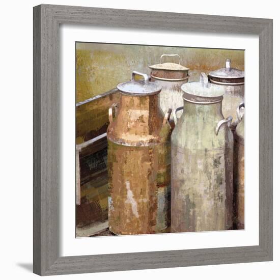 Long Barn - Dairy-Mark Chandon-Framed Giclee Print