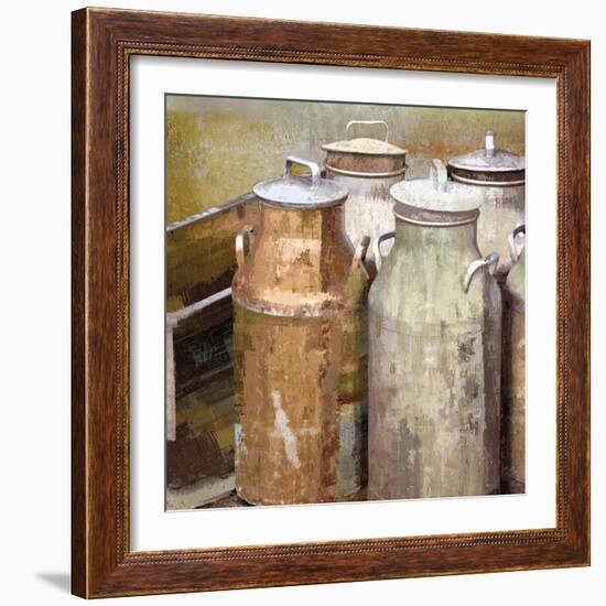 Long Barn - Dairy-Mark Chandon-Framed Giclee Print