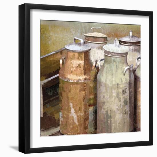 Long Barn - Dairy-Mark Chandon-Framed Giclee Print