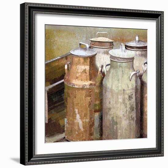 Long Barn - Dairy-Mark Chandon-Framed Giclee Print