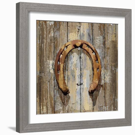 Long Barn - Horseshoe-Mark Chandon-Framed Giclee Print