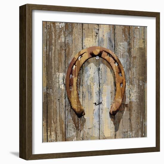 Long Barn - Horseshoe-Mark Chandon-Framed Giclee Print