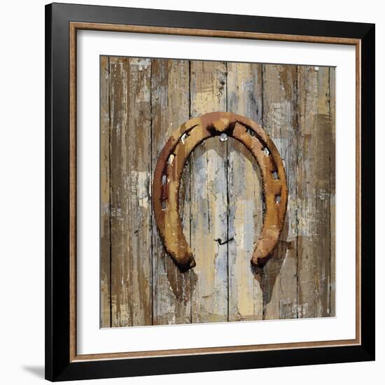 Long Barn - Horseshoe-Mark Chandon-Framed Giclee Print