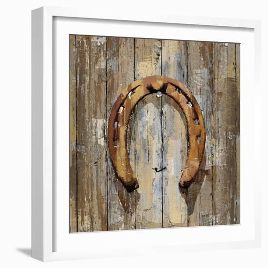 Long Barn - Horseshoe-Mark Chandon-Framed Giclee Print