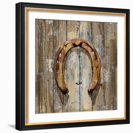 Long Barn - Horseshoe-Mark Chandon-Framed Giclee Print