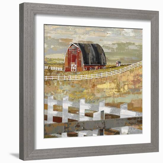 Long Barn - Paddock-Mark Chandon-Framed Giclee Print