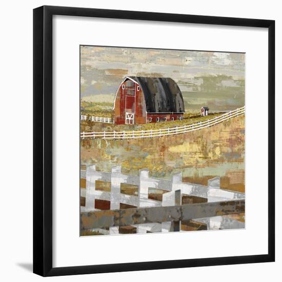 Long Barn - Paddock-Mark Chandon-Framed Giclee Print