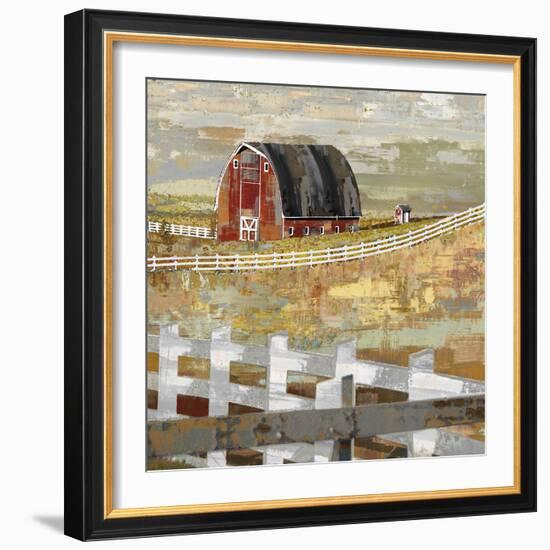 Long Barn - Paddock-Mark Chandon-Framed Giclee Print