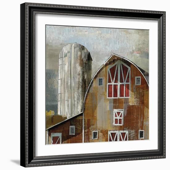 Long Barn - Silo-Mark Chandon-Framed Giclee Print