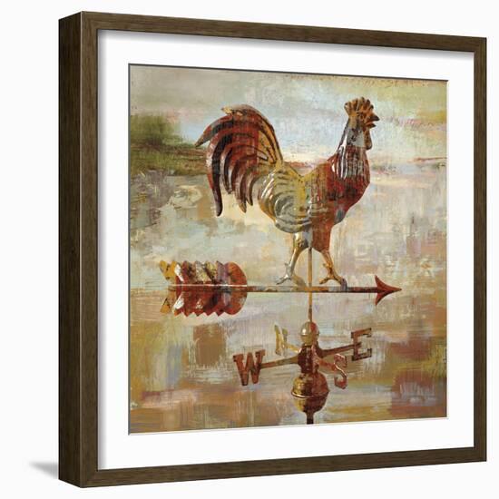 Long Barn - Weathervane-Mark Chandon-Framed Giclee Print