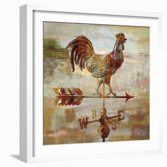 Long Barn - Weathervane-Mark Chandon-Framed Giclee Print