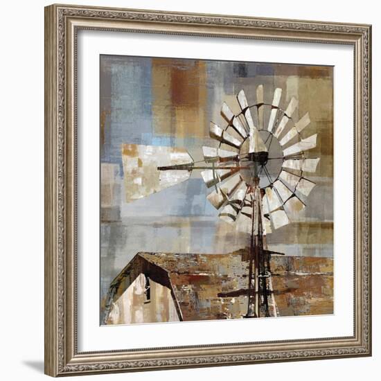 Long Barn - Windmill-Mark Chandon-Framed Giclee Print