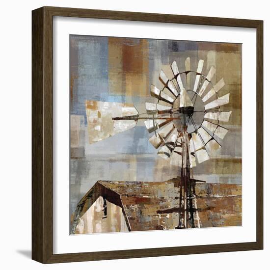 Long Barn - Windmill-Mark Chandon-Framed Giclee Print