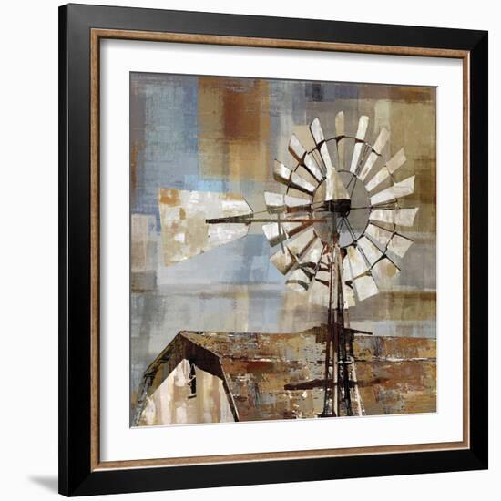 Long Barn - Windmill-Mark Chandon-Framed Giclee Print