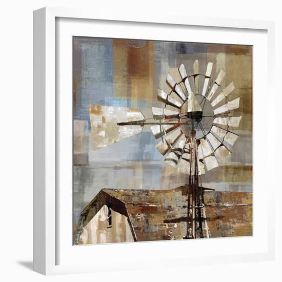 Long Barn - Windmill-Mark Chandon-Framed Giclee Print