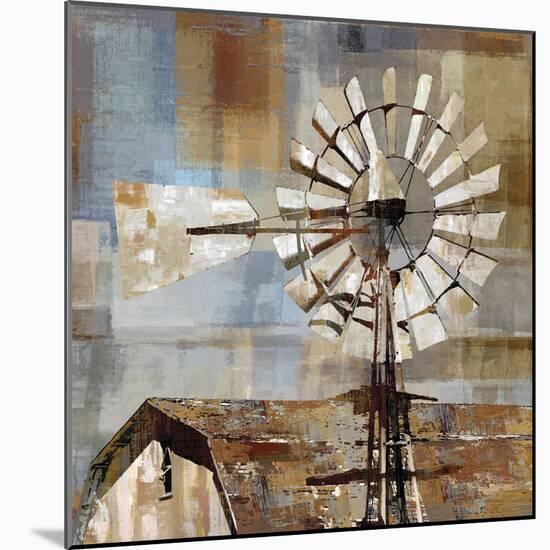 Long Barn - Windmill-Mark Chandon-Mounted Giclee Print