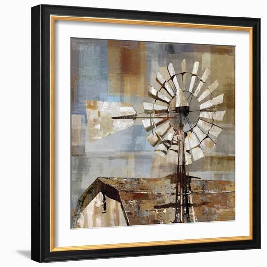 Long Barn - Windmill-Mark Chandon-Framed Giclee Print