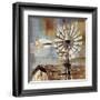 Long Barn - Windmill-Mark Chandon-Framed Art Print