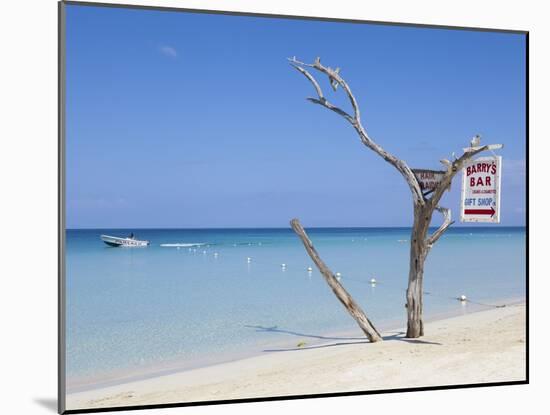 Long Bay, Negril, Westmoreland Parish, Jamaica, Caribbean-Doug Pearson-Mounted Photographic Print