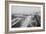 Long Beach, California Rainbow Pier and Ocean Blvd. Photograph - Long Beach, CA-Lantern Press-Framed Art Print