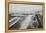 Long Beach, California Rainbow Pier and Ocean Blvd. Photograph - Long Beach, CA-Lantern Press-Framed Stretched Canvas