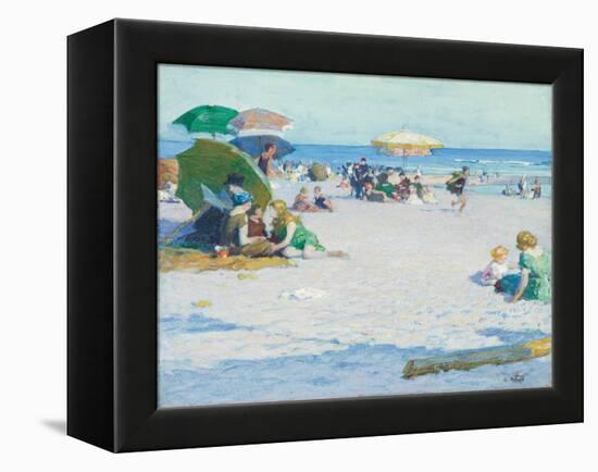 Long Beach (Or Good Old Summertime), C. 1922 (Oil on Canvas)-Edward Henry Potthast-Framed Premier Image Canvas