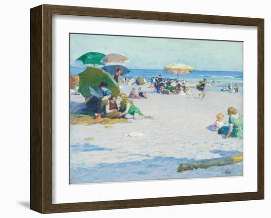 Long Beach (Or Good Old Summertime), C. 1922 (Oil on Canvas)-Edward Henry Potthast-Framed Giclee Print