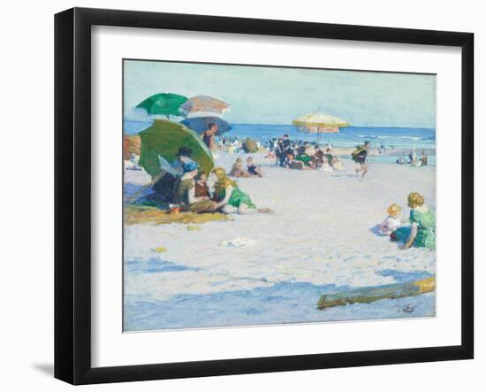 Long Beach (Or Good Old Summertime), C. 1922 (Oil on Canvas)-Edward Henry Potthast-Framed Giclee Print