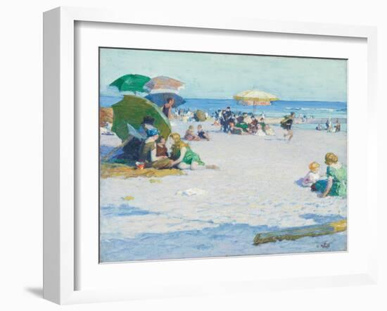 Long Beach (Or Good Old Summertime), C. 1922 (Oil on Canvas)-Edward Henry Potthast-Framed Giclee Print