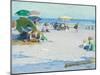 Long Beach (Or Good Old Summertime), C. 1922 (Oil on Canvas)-Edward Henry Potthast-Mounted Giclee Print