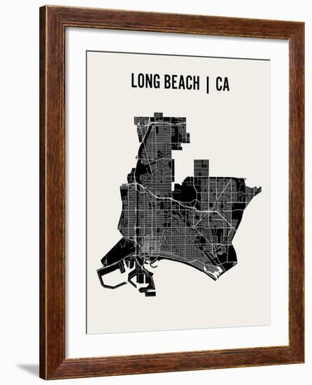 Long Beach-Mr City Printing-Framed Art Print