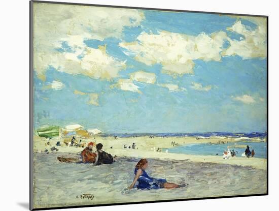 Long Beach-Edward Henry Potthast-Mounted Giclee Print