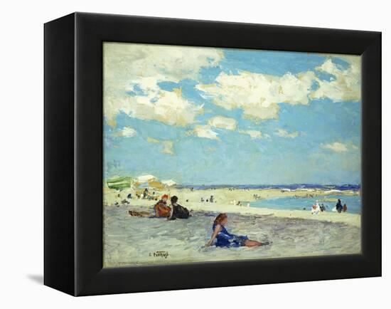 Long Beach-Edward Henry Potthast-Framed Premier Image Canvas