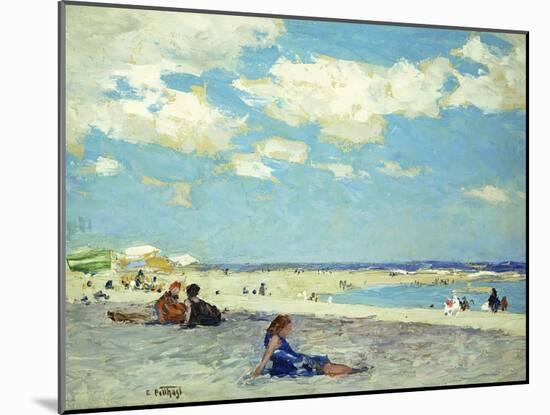 Long Beach-Edward Henry Potthast-Mounted Giclee Print