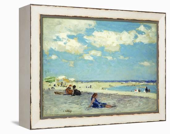 Long Beach-Edward Henry Potthast-Framed Premier Image Canvas