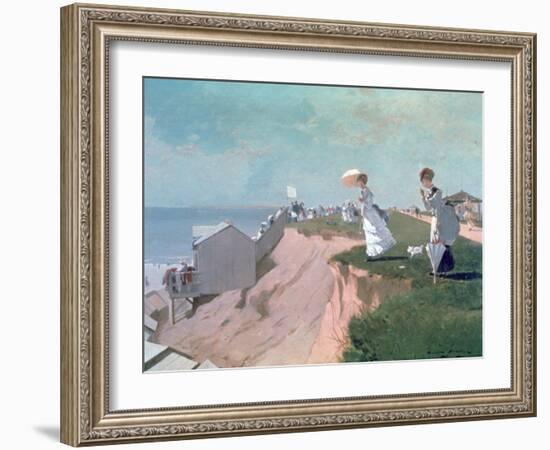 Long Branch, 1869-Winslow Homer-Framed Giclee Print